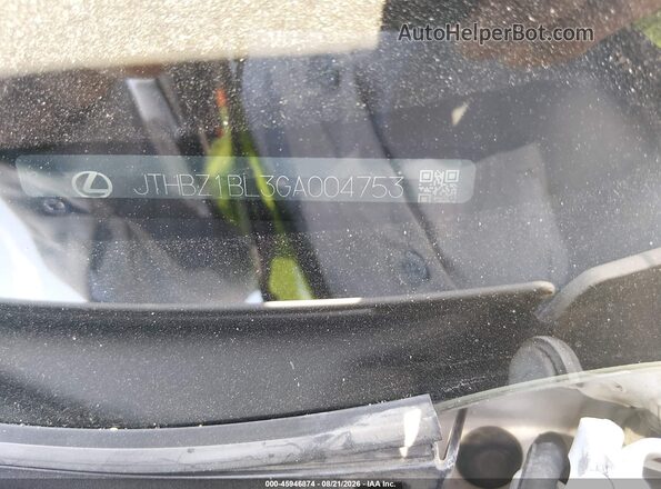 JTHBZ1BL3GA004753 2016 LEXUS GS 350 White Vista del compartimento del motor