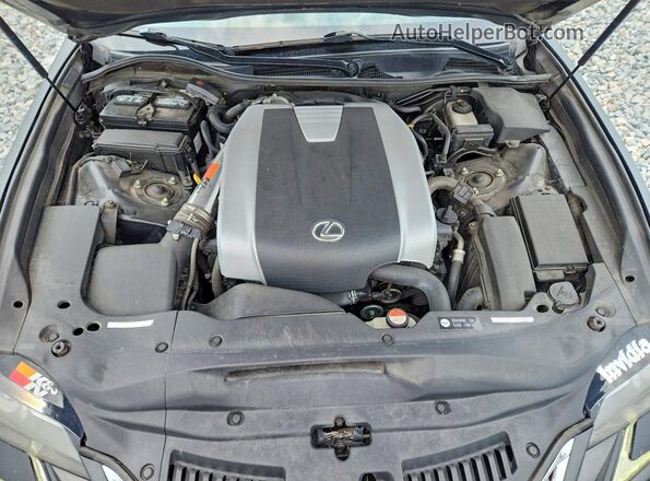 JTHBZ1BL4GA004910 2016 LEXUS GS Black Вид задньої частини салону
