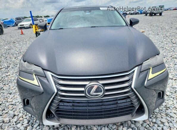 JTHBZ1BL4GA004910 2016 LEXUS GS Black Вид спереду