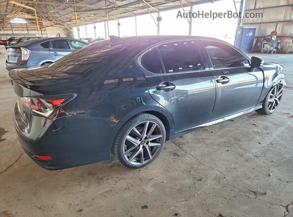 JTHBZ1BL5JA016202 2018 LEXUS GS Black Tył prawy