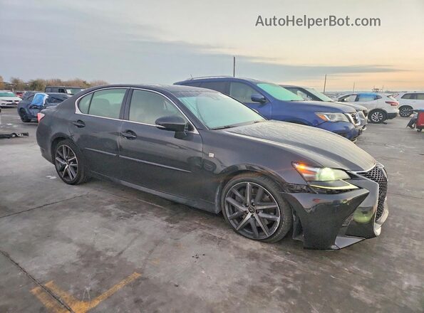 JTHBZ1BL5KA018162 2019 LEXUS GS Черный Передняя правая четверть