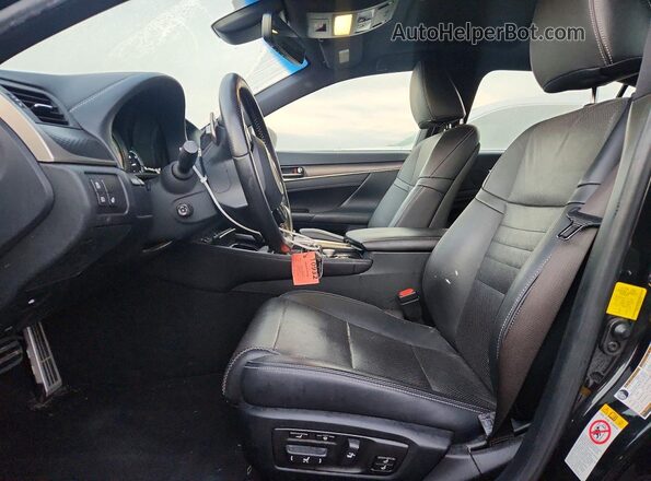 JTHBZ1BL5KA018162 2019 LEXUS GS Черный Вид салона спереди
