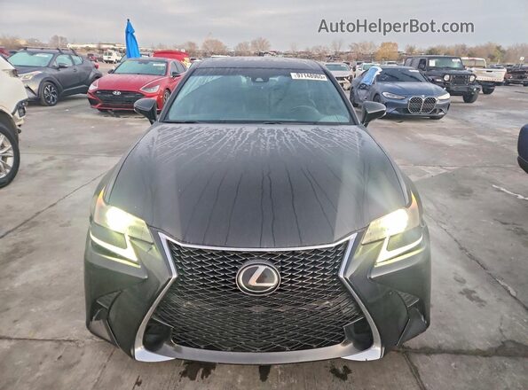 JTHBZ1BL5KA018162 2019 LEXUS GS Черный Вид спереди