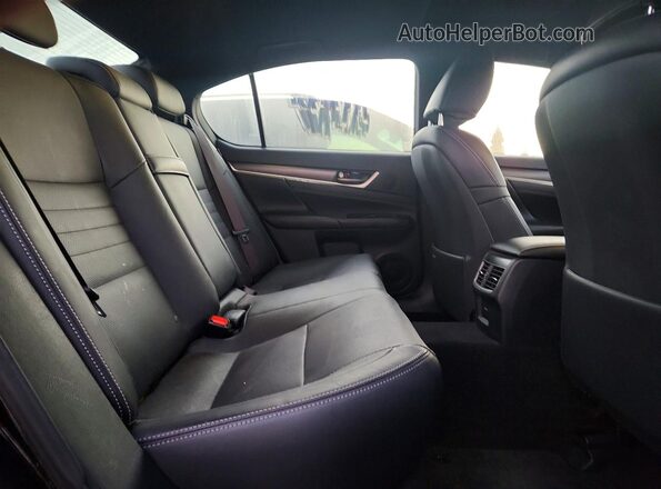 JTHBZ1BL5KA018162 2019 LEXUS GS Черный Вид задних сидений