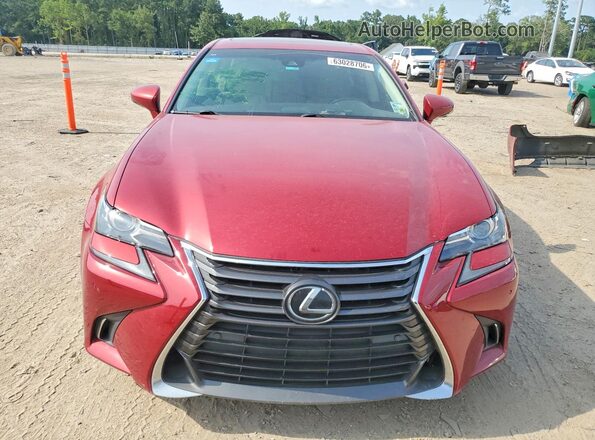 JTHBZ1BL6GA004892 2016 LEXUS GS Burgundy Front view