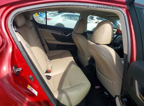 JTHBZ1BL6GA004892 2016 LEXUS GS Burgundy Rear seats view