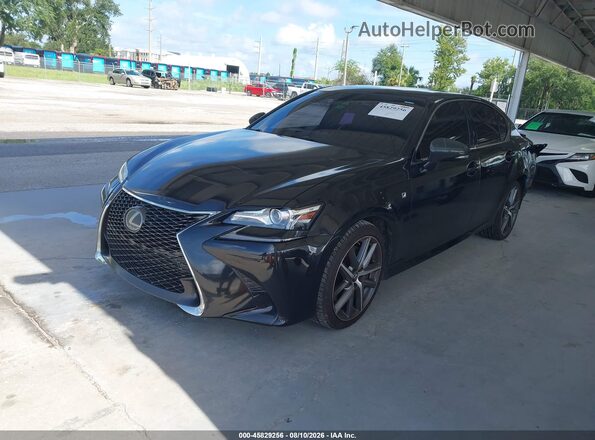 JTHBZ1BL6JA012689 2018 LEXUS GS 350 Blue Przód lewy