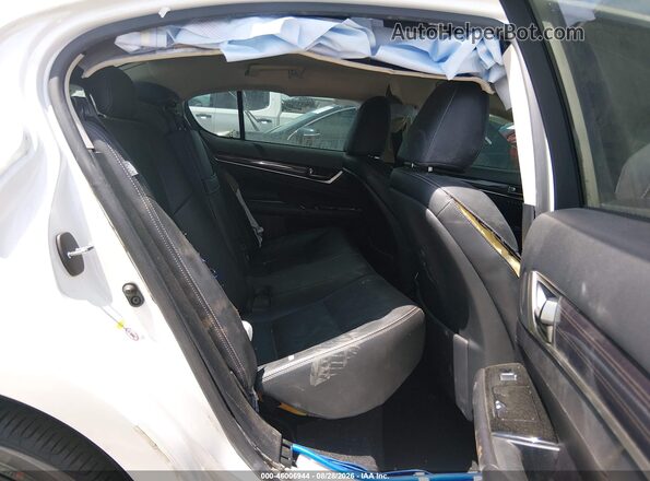 JTHBZ1BL8GA000570 2016 LEXUS GS 350 White VIN კოდის სტიკერის ხედი