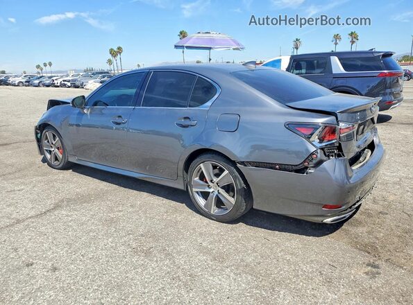 JTHBZ1BL9GA005874 2016 LEXUS GS Gray Trasero izquierdo