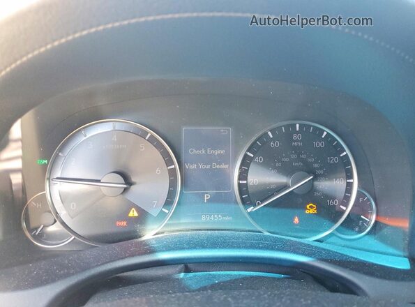 JTHBZ1BL9GA005874 2016 LEXUS GS Gray Vista del cuadro de instrumentos