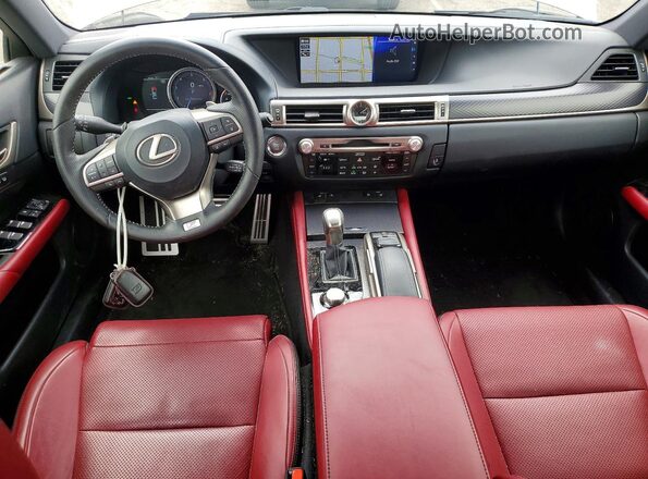 JTHBZ1BLXKA018819 2019 LEXUS GS Серебряный Вид панели приборов