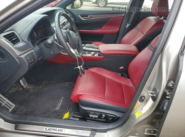 JTHBZ1BLXKA018819 2019 LEXUS GS Серебряный Вид салона спереди