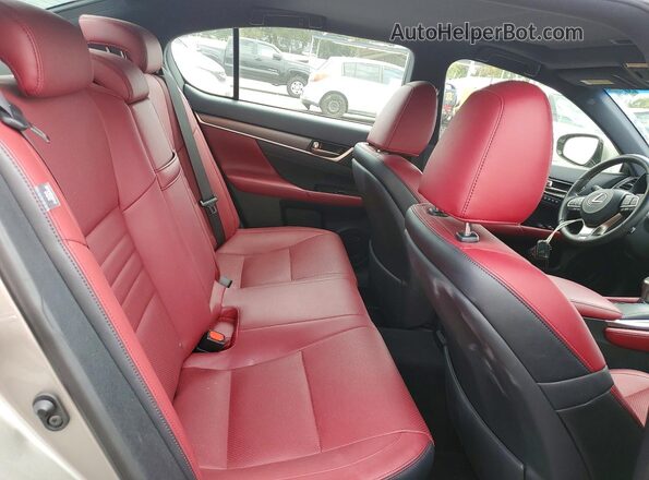 JTHBZ1BLXKA018819 2019 LEXUS GS Серебряный Вид задних сидений