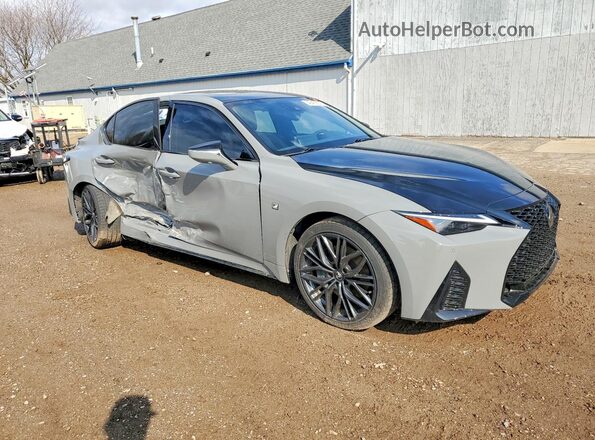JTHBZ1E25P5028726 2023 LEXUS IS Серый Передняя правая четверть
