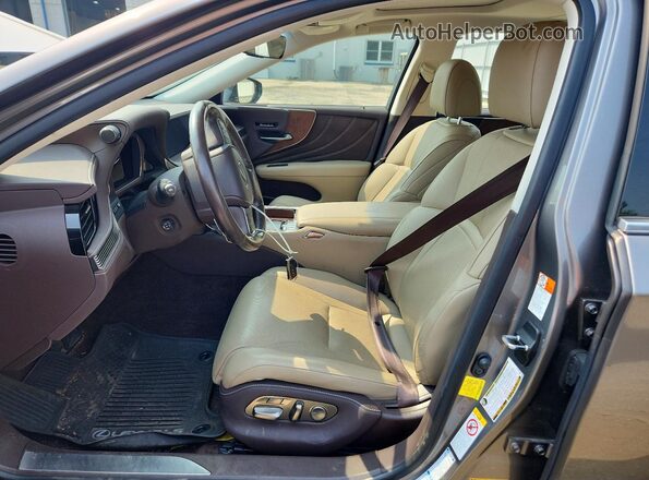 JTHC51FFXJ5003202 2018 LEXUS LS Gray წინა სალონის ხედი