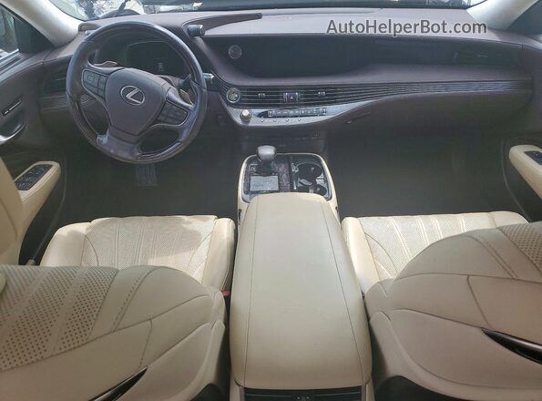 JTHC51FFXK5006859 2019 LEXUS LS White Widok deski rozdzielczej