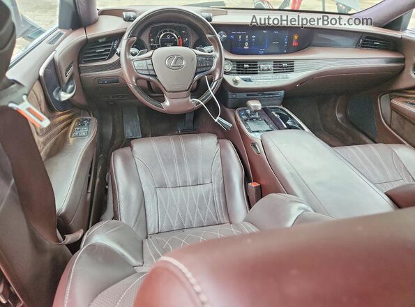 JTHC5LFF3J5002467 2018 LEXUS LS Black Вид панелі приладів