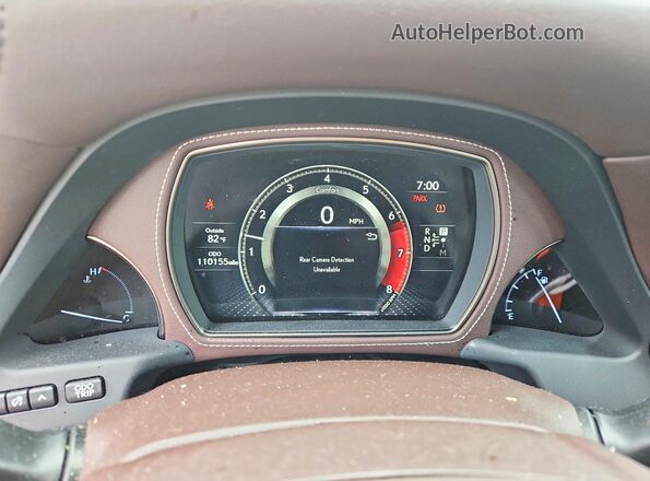 JTHC5LFF3J5002467 2018 LEXUS LS Black Вид щитка приладів