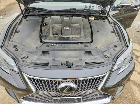 JTHC5LFF3J5002467 2018 LEXUS LS Black Вид задньої частини салону