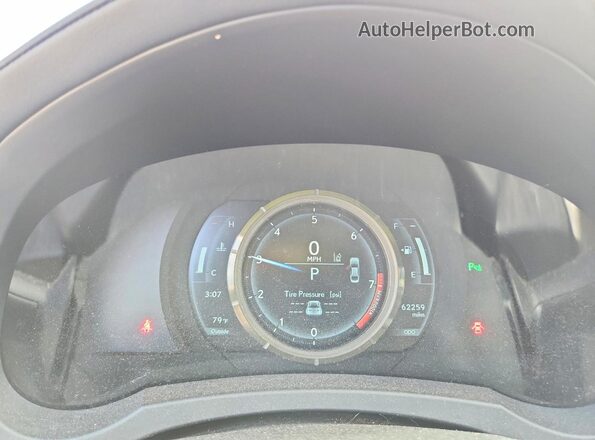 JTHC81D21K5036257 2019 LEXUS IS Gray Widok zestawu wskaźników