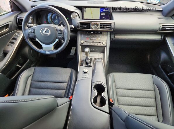 JTHC81D21K5036257 2019 LEXUS IS Gray Widok deski rozdzielczej