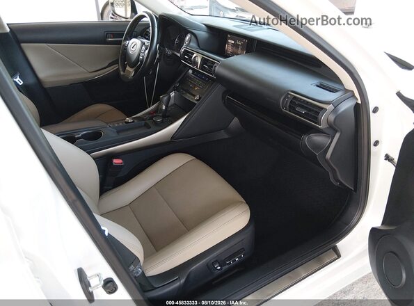 JTHC81D23J5028689 2018 LEXUS IS 300 White Սալոնի դիմացի տեսք
