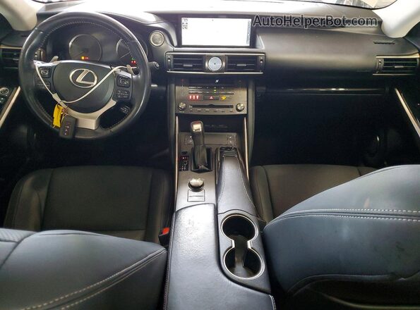 JTHC81D25K5035550 2019 LEXUS IS Серебряный Вид панели приборов