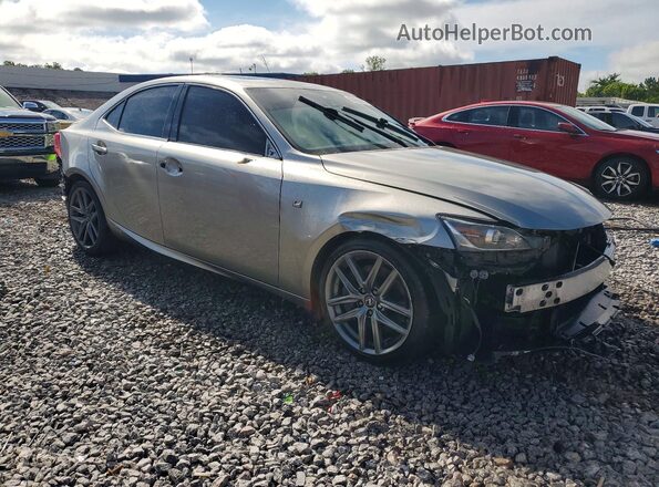 JTHC81D26K5038344 2019 LEXUS IS Серебряный Передняя правая четверть