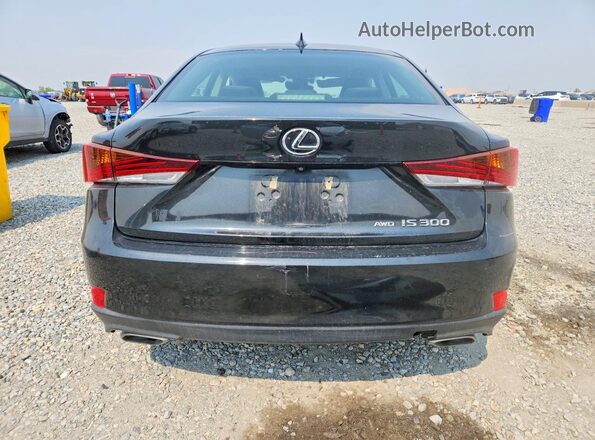JTHC81D27J5033121 2018 LEXUS IS Черный Вид сзади