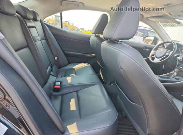 JTHC81D27J5033121 2018 LEXUS IS Черный Вид задних сидений