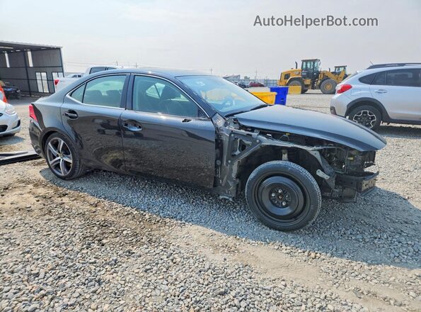 JTHC81D27J5033121 2018 LEXUS IS Черный Передняя правая четверть