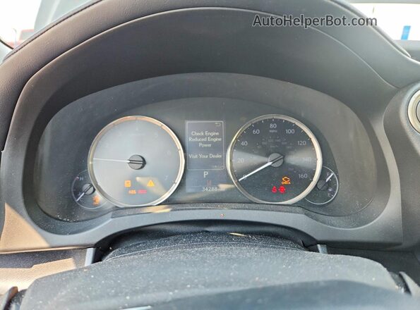 JTHC81D27J5033121 2018 LEXUS IS Черный Вид щитка приборов