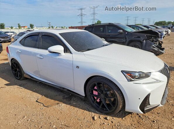 JTHC81D27K5035307 2019 LEXUS IS White Передня права чверть