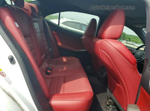 JTHC81D29J5027224 2018 LEXUS IS White Вид задніх сидінь