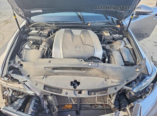 JTHC81D2XJ5030164 2018 LEXUS IS Gray უკანა სალონის ხედი