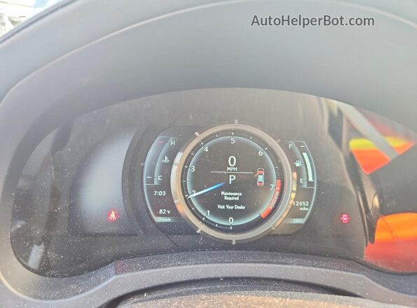 JTHC81D2XJ5030164 2018 LEXUS IS Gray ხელსაწყოთა პანელის ხედი