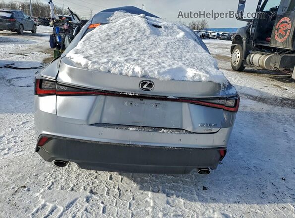 JTHC81F26M5044659 2021 LEXUS IS Silver Հետևի տեսք