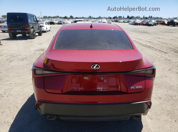 JTHCA1D20M5113921 2021 LEXUS IS Red Vista trasera