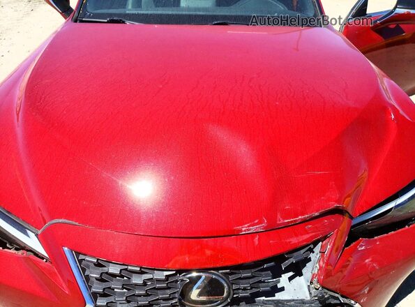 JTHCA1D20M5113921 2021 LEXUS IS Red Vista interior trasera