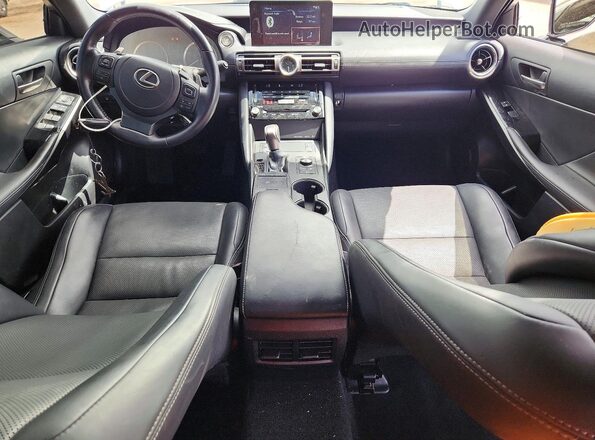 JTHCA1D26M5116807 2021 LEXUS IS White Dashboard view