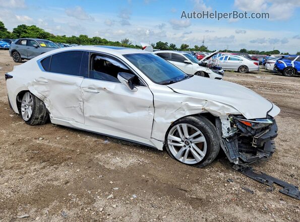 JTHCA1D26M5116807 2021 LEXUS IS White Front right
