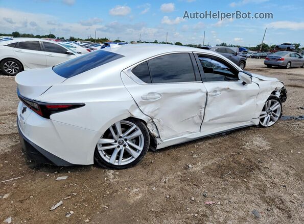 JTHCA1D26M5116807 2021 LEXUS IS White Rear right