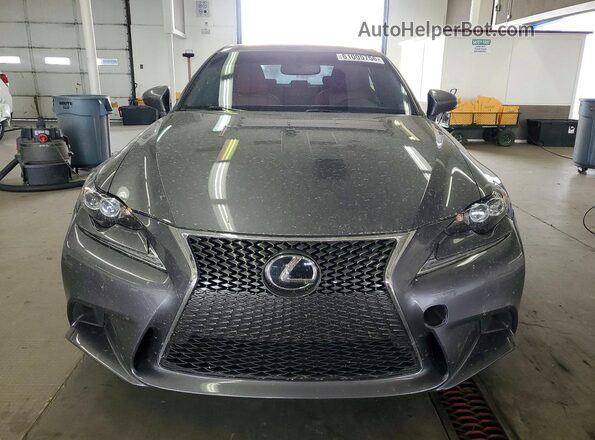 JTHCE1D2XG5011728 2016 LEXUS IS Gray Դիմացի տեսք