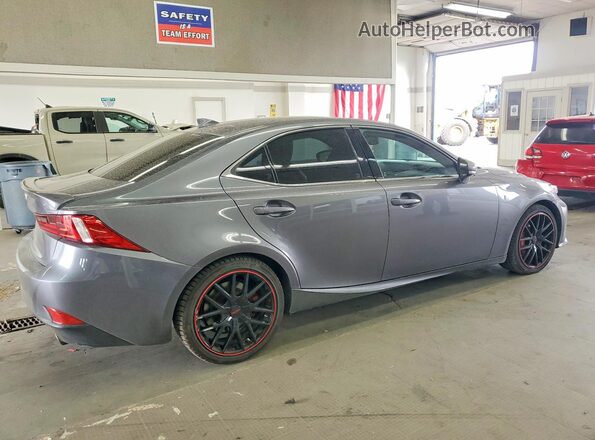 JTHCE1D2XG5011728 2016 LEXUS IS Gray Հետևի աջ