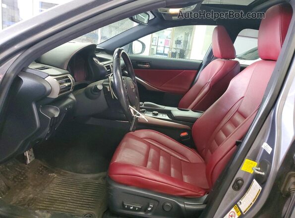 JTHCE1D2XG5011728 2016 LEXUS IS Gray Սալոնի դիմացի տեսք