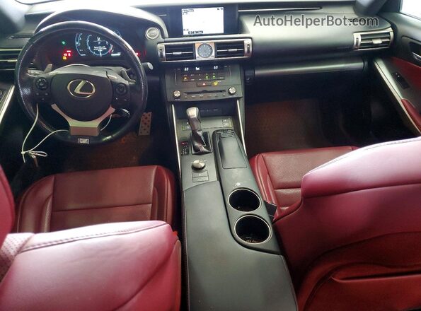 JTHCE1D2XG5011728 2016 LEXUS IS Gray Առջևի վահանակի տեսք