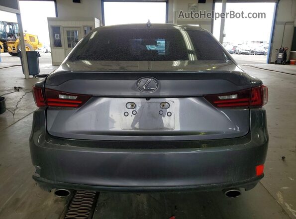 JTHCE1D2XG5011728 2016 LEXUS IS Gray Հետևի տեսք
