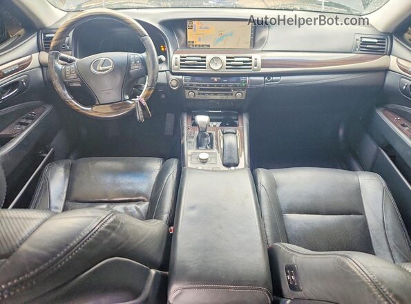 JTHCL5EF1G5026763 2016 LEXUS LS Черный Вид панели приборов