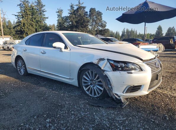 JTHCL5EF2G5026741 2016 LEXUS LS White Передня права чверть