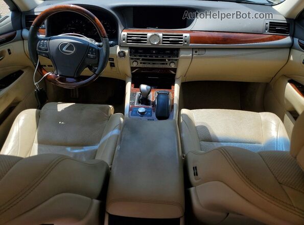 JTHCL5EF2G5027520 2016 LEXUS LS Серебряный Вид панели приборов